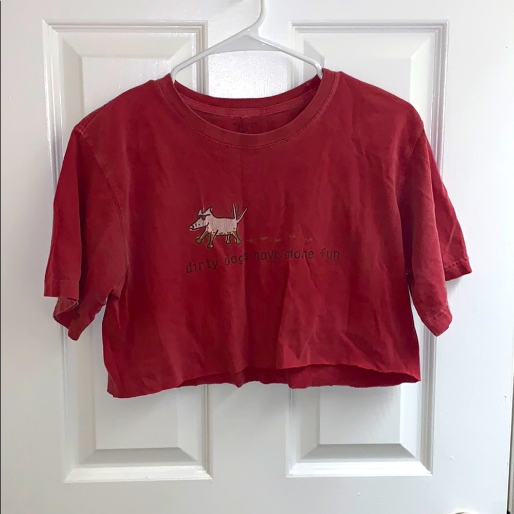 It’s a Dogs Life Cropped T-shirt